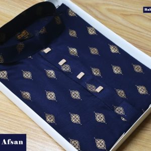 Afsan Cotton Navy Blue